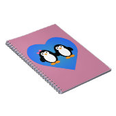 Penguin Love Notitieboek (Rechterzijde)