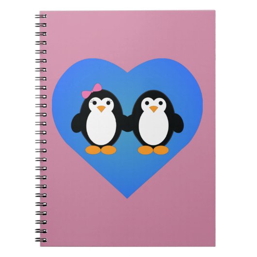 Penguin Love Notitieboek (Voorkant)