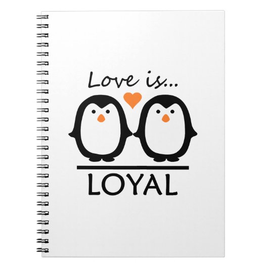 Penguin Love notitieboeken (Voorkant)