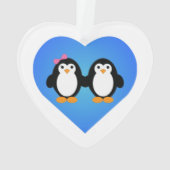 Penguin Love Ornament (achterkant)