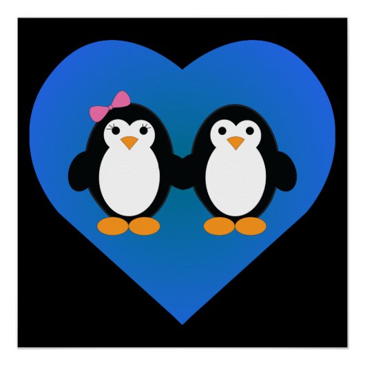 Penguin Love Perfect Poster (Voorkant)