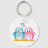 Penguin Love Sleutelhanger (Voorkant)