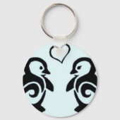 Penguin Love Sleutelhanger (Voorkant)