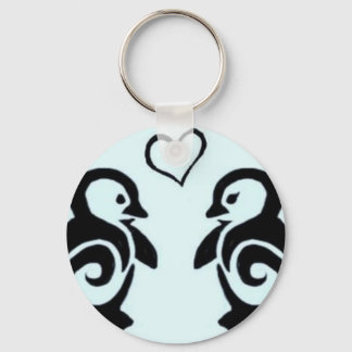 Penguin Love Sleutelhanger