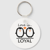 Penguin Love Sleutelhanger (Voorkant)