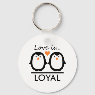 Penguin Love Sleutelhanger