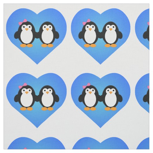 Penguin Love Stof (Swatch)