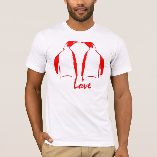 Penguin Love T-shirt (Voorkant)