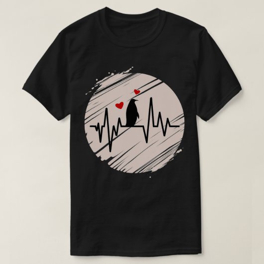 Penguin Love T-shirt (Design voorkant)