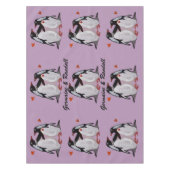 Penguin Love Table Cloth Tafelkleed (Voorkant)