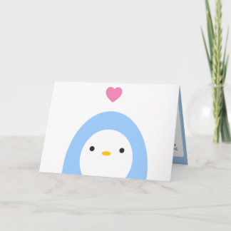 Penguin Love - Woordzoeken Feestdagen Kaart