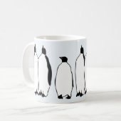 Penguin Lover Bird Snow Winter Coffee Mok (Voorkant links)