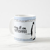 Penguin Lover Brengt het op Koffie Mok (Voorkant links)