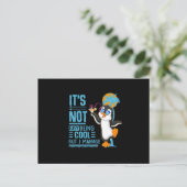Penguin Lover Briefkaart (Staand voorkant)