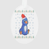 Penguin Lover Ornament | Thuisafwijking (achterkant)