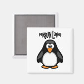 Penguin Lover Refkoelkast Magnet (Voorkant / Achterkant)