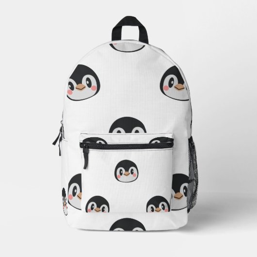 Penguin lover's backpack, Kids' penguin backpack Bedrukte Rugzak (Voorkant)