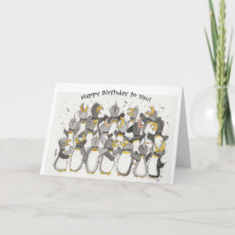 Penguin Lovers Birthday Card Kaart