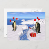 Penguin Lovers Briefkaart (Voorkant / Achterkant)