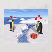 Penguin Lovers Briefkaart (Voorkant)