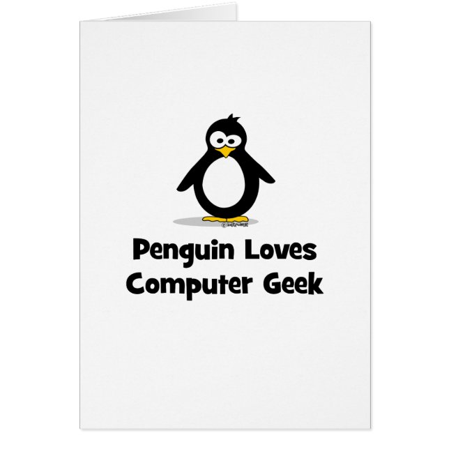 Penguin Loves Computer Geek (Voorkant)