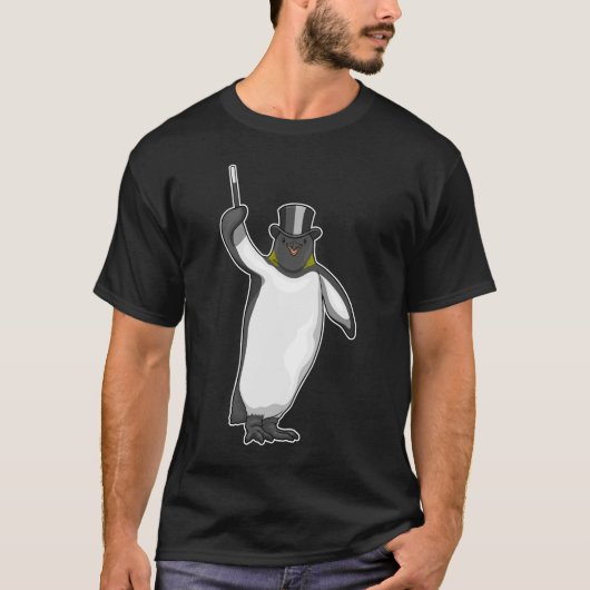 Penguin Magicia Magic Wand T-shirt (Voorkant)