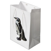 Penguin Medium Cadeauzakje (Voorkant Gekanteld)