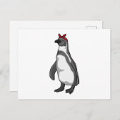 Penguin met Bandana Briefkaart (Voorkant / Achterkant)