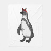 Penguin met Bandana Fleece Deken (Voorkant)