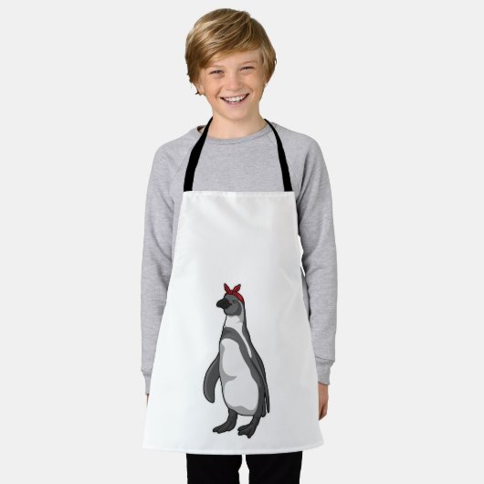 Penguin met Bandana Schort (Gedragen)