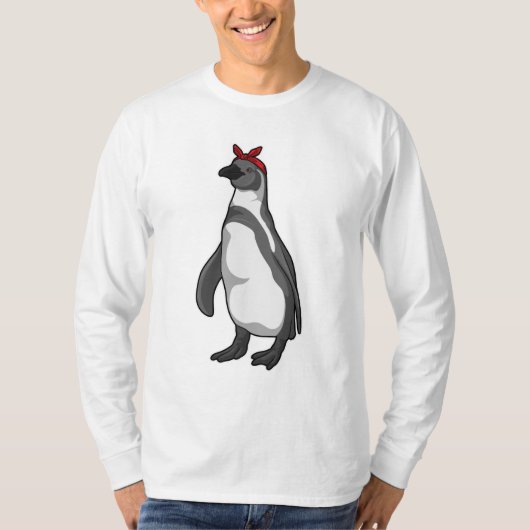 Penguin met Bandana T-shirt (Voorkant)