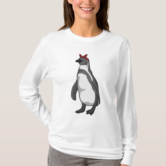 Penguin met Bandana T-shirt (Voorkant)
