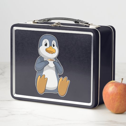 Penguin met Coffee Cup (In situ)