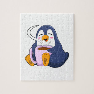 Penguin met Cup Legpuzzel