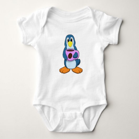 Penguin met Cup Romper (Voorkant)