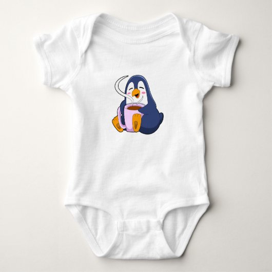 Penguin met Cup Romper (Voorkant)