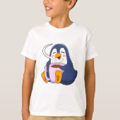 Penguin met Cup T-shirt (Voorkant)