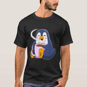 Penguin met Cup T-shirt