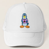 Penguin met Cup Trucker Pet (Voorkant)