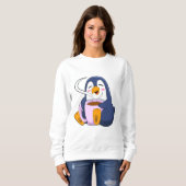 Penguin met Cup Trui (Voorkant volledig)