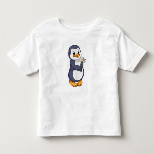 Penguin met Daisy Kinder Shirts (Voorkant)