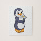 Penguin met Daisy Legpuzzel (Verticaal)
