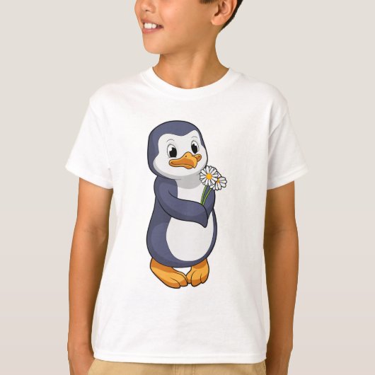 Penguin met Daisy T-shirt (Voorkant)