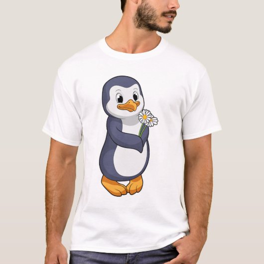 Penguin met Daisy T-shirt (Voorkant)