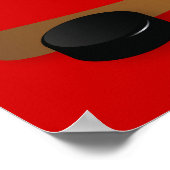 Penguin met een hockeystick poster (Hoek)