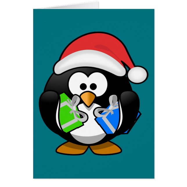 Penguin met Gifts (Voorkant)