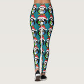 Penguin met Gifts Leggings (Achterkant)