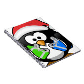 Penguin met Gifts Notitieboek (Rechterzijde)