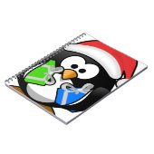 Penguin met Gifts Notitieboek (Linkerzijde)