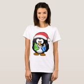 Penguin met Gifts T-shirt (Voorkant volledig)